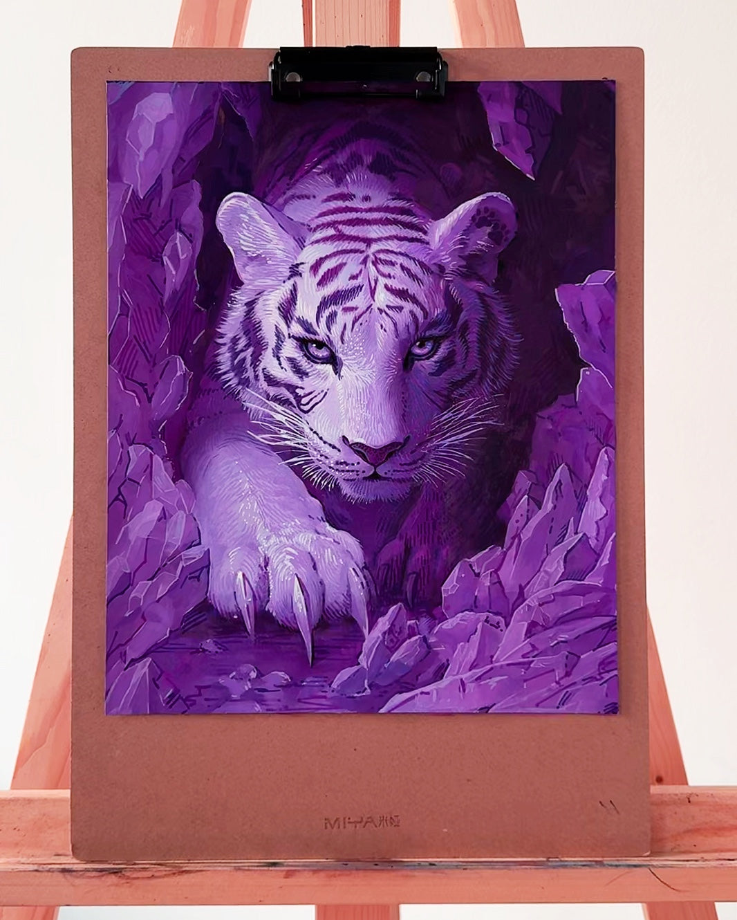 ORIGINAL PAINTING "PURPLE TIGER"