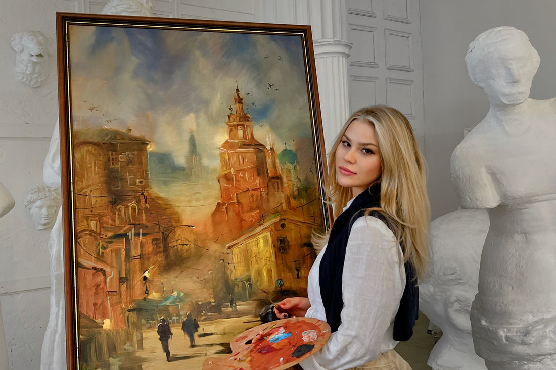 Hi, I'm Lander — I paint the worlds I grew up loving.